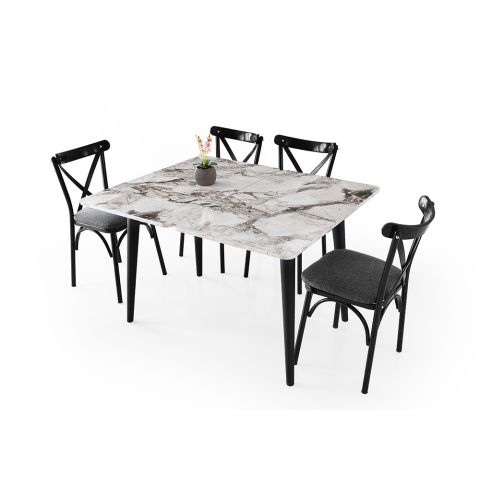 Стол складной DO-1281 (EFES-BLACK) 100+20/60+40/75 — фото 5