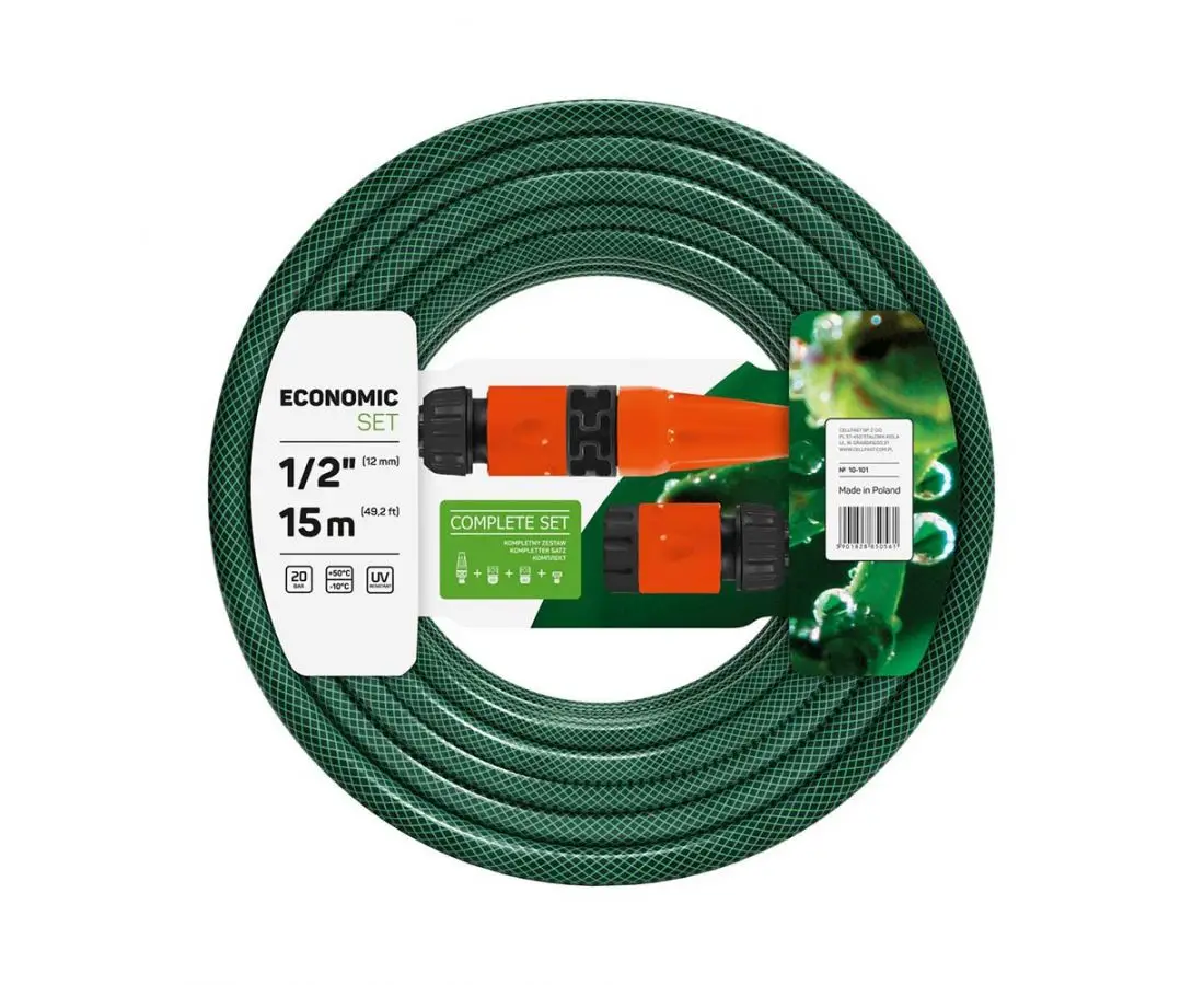 Комплект оросительных труб ЭКОНОМИК 1 слой 1/2" 20 м