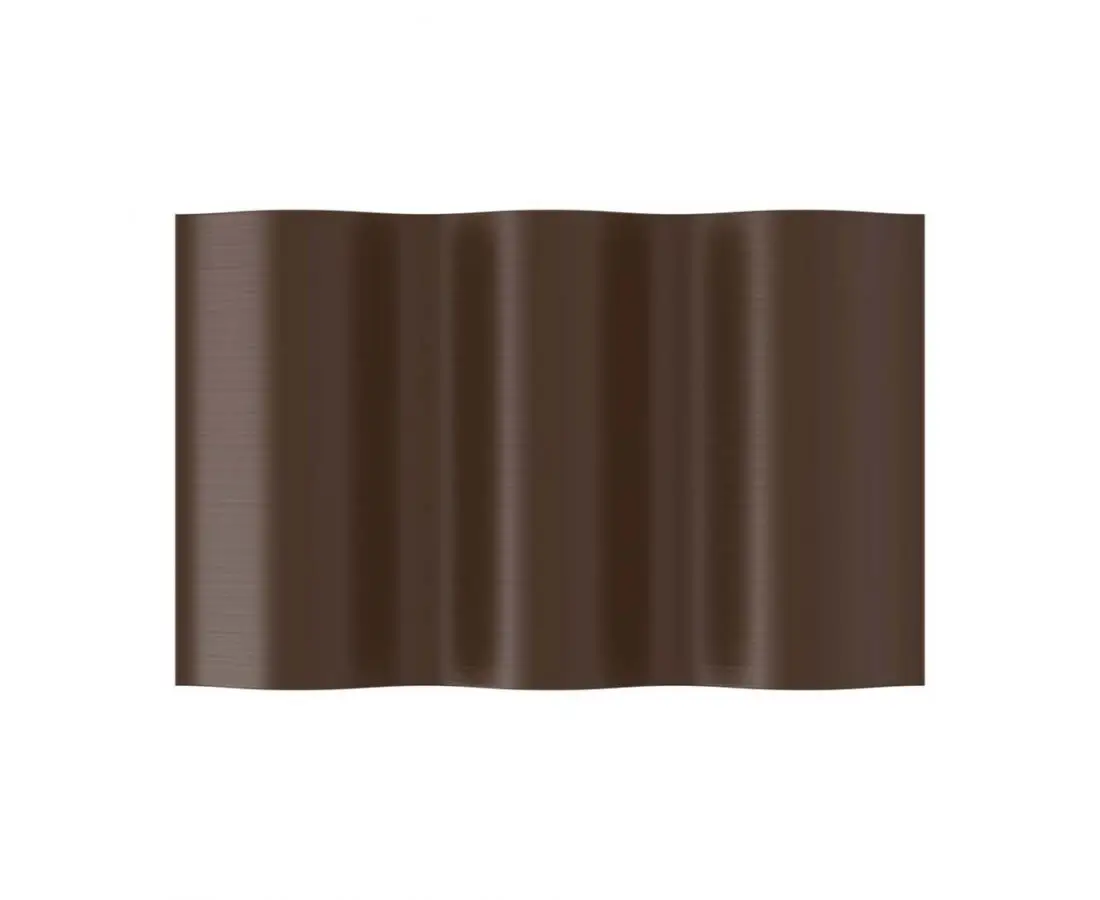 Разделительный забор, серый 10 см х 9 м