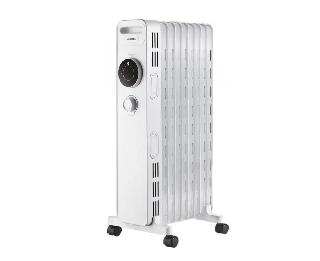 Масляный обогреватель КУМ-1225 белый