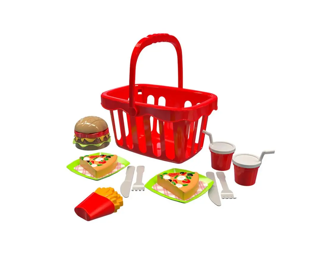 Корзина для пикника с набором для гамбургеров и пиццы UCAR