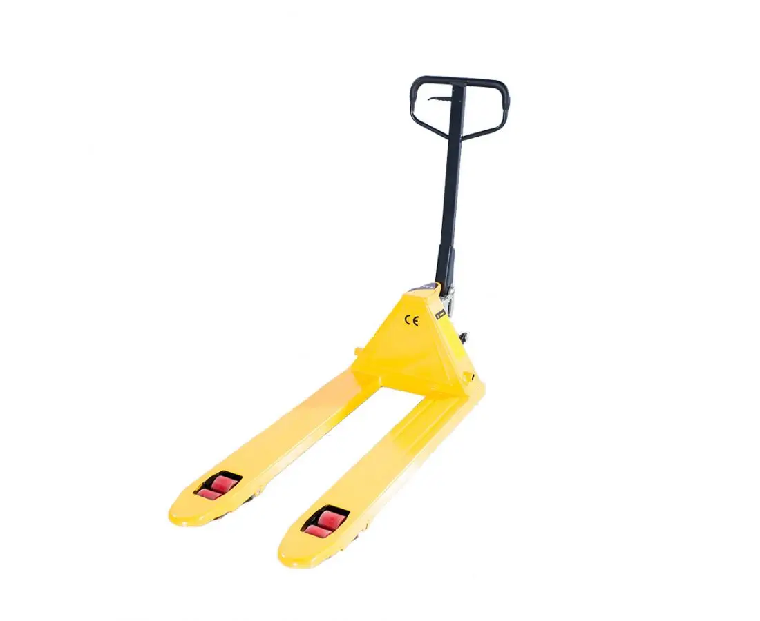 Тележка для поддонов с колесами из ПУ (полиуретана) грузоподъемностью 3000 кг.